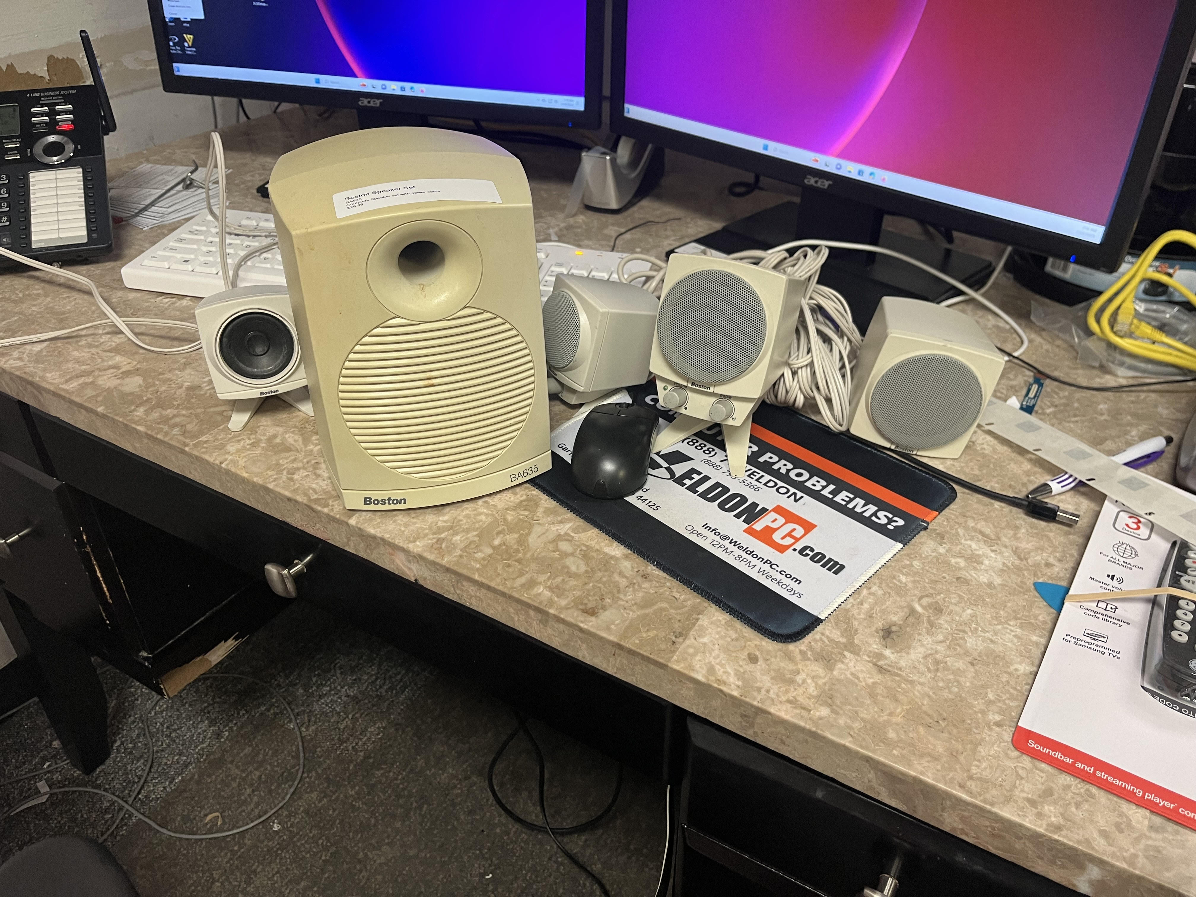 Boston Speaker Set