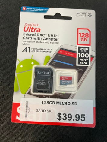 128GB MICRO SanDisk SD Card