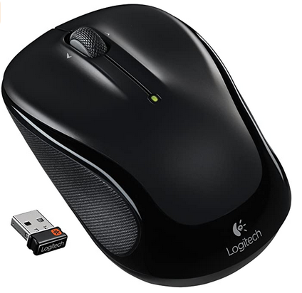 Black Logitech M325 Wireless Mouse