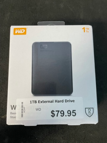 WD 1 TB Elements Portable External Hard Drive HDD USB 3.0
