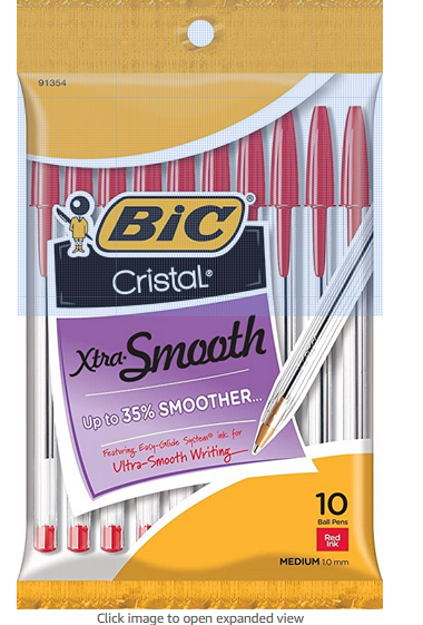 10 Pack of Pens (Red)