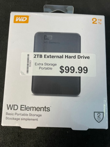 WD 2 TB Elements Portable External Hard Drive HDD USB 3.0
