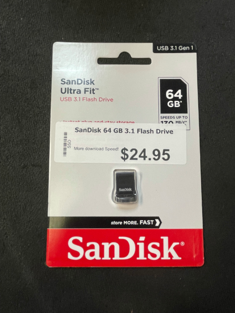 SanDisk 64GB 3.1 Flash Drive