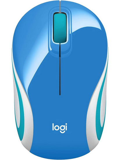 Logitech Wireless Mini Mouse M187 Palace Blue