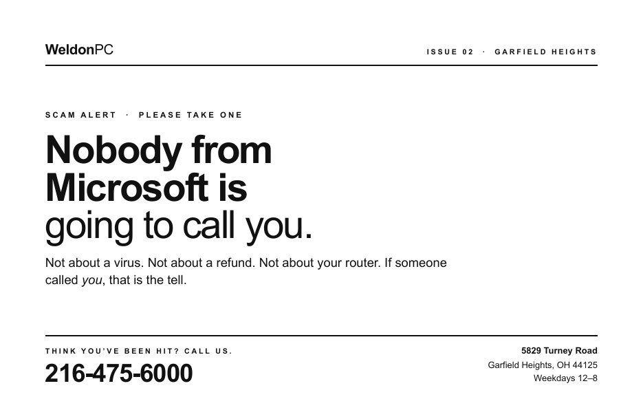 Scam Alert: Nobody From Microsoft Is Going to Call You