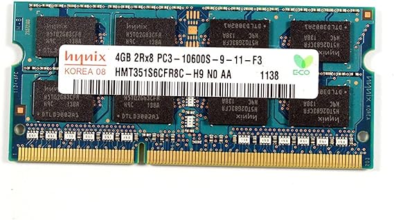 Hynix 4GB 2Rx8 PC3-12800S Laptop RAM