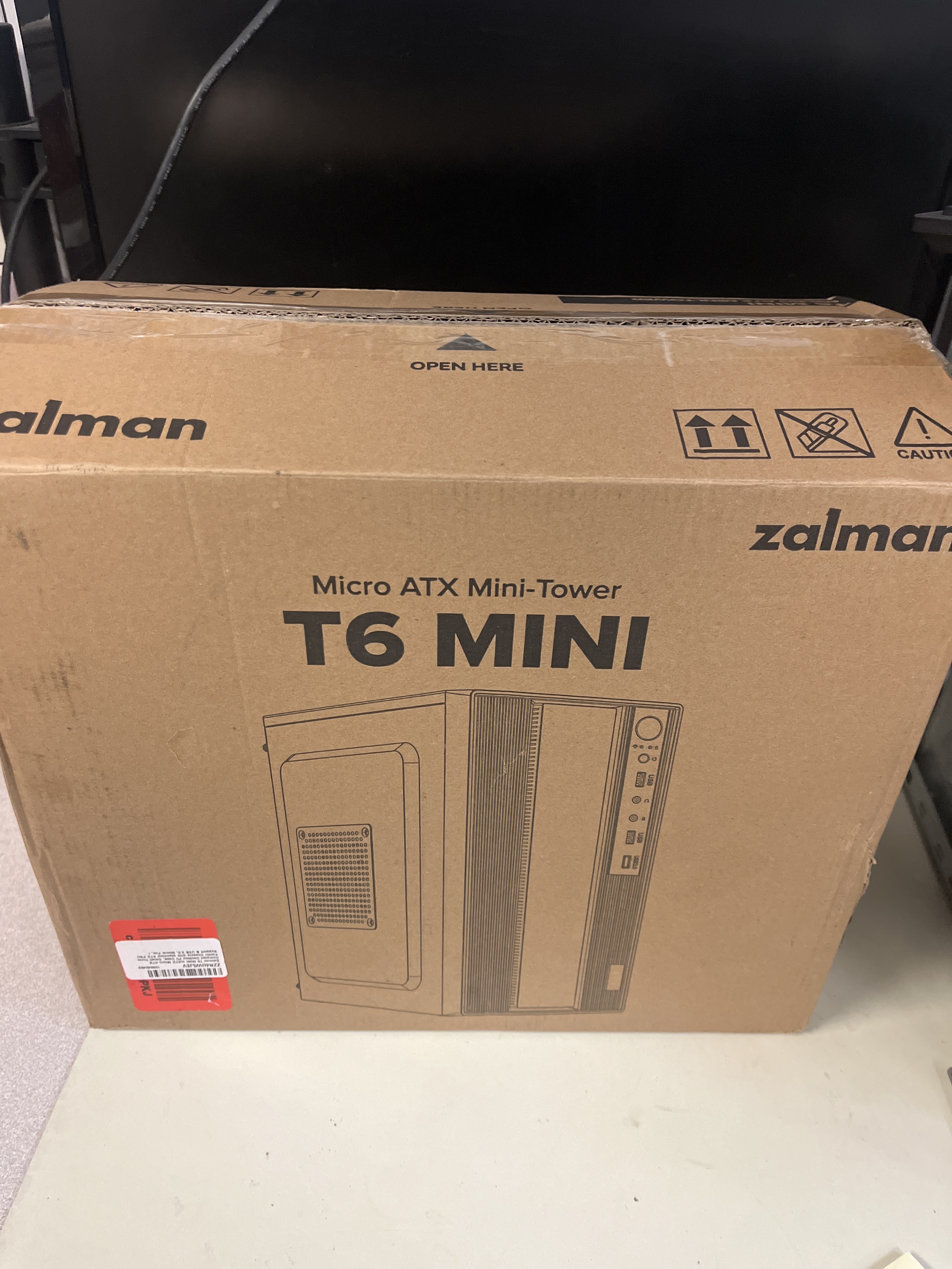 Zalman T6 Mini Micro ATX Mini-Tower PC Case (Black)